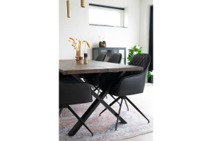 The Black Dining Chair That Can't Be Missed In An Industrial Design