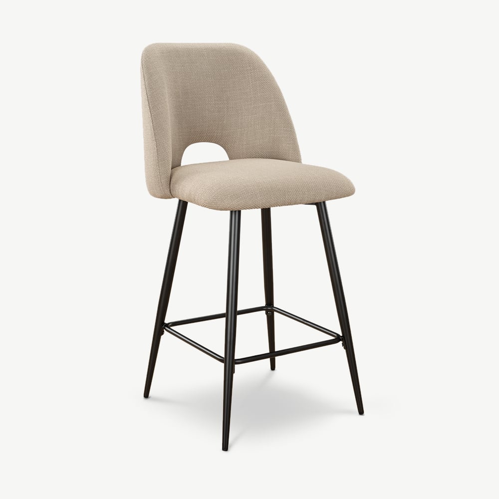 -€70 Caio barkruk, beige stof