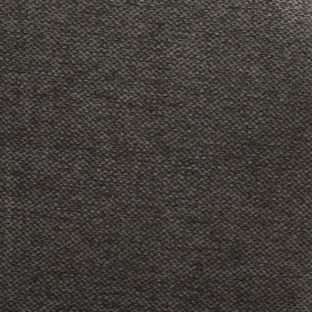 Chaise à accoudoirs Bjorn, Tissu Anthracite, Métal Noir