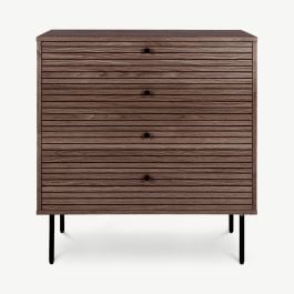 Nara Chest of Drawers, Brown Wood | Furnicher