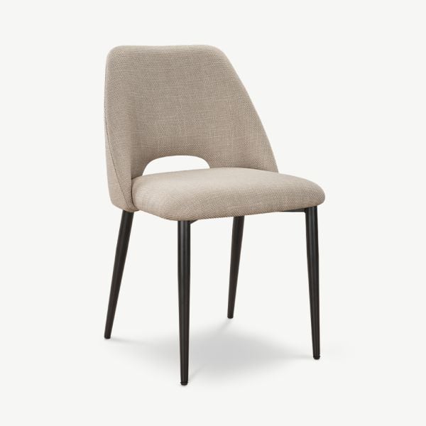 Caio eetkamerstoel, beige stof