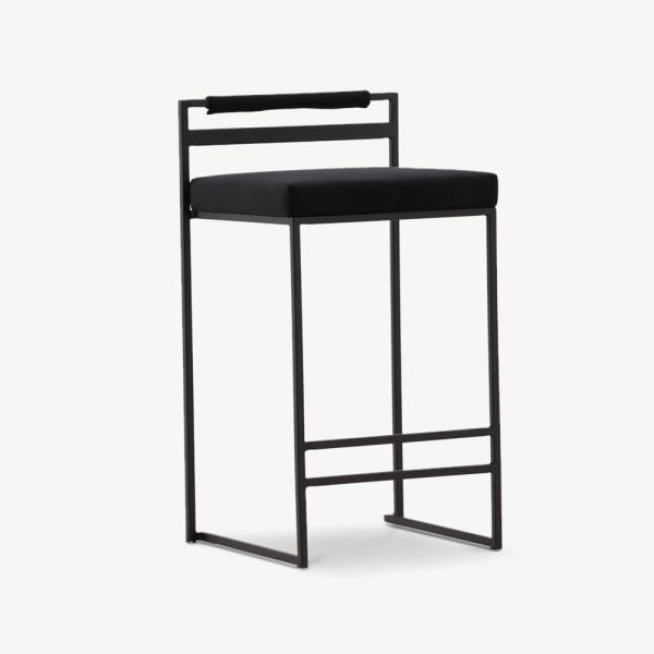 Orla Barhocker, Metall Schwarz, 2er-Pack