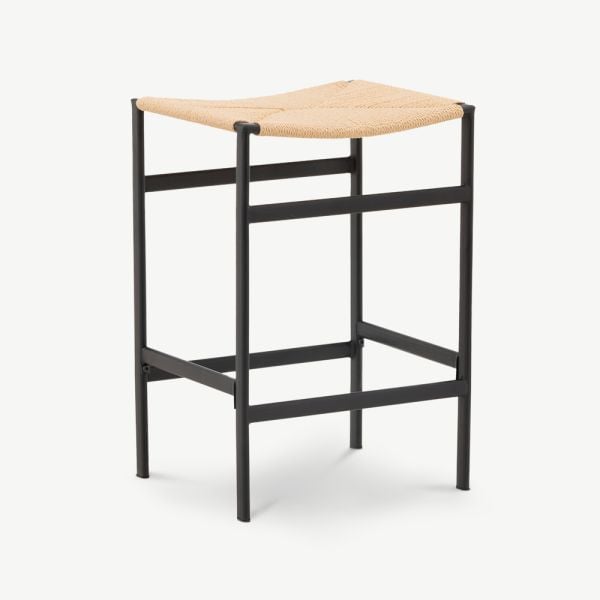 Pola Bar Stools , Nature Metal , 2 pcs