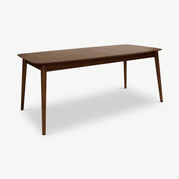 Devi Extendable Dining Table, Walnut Top