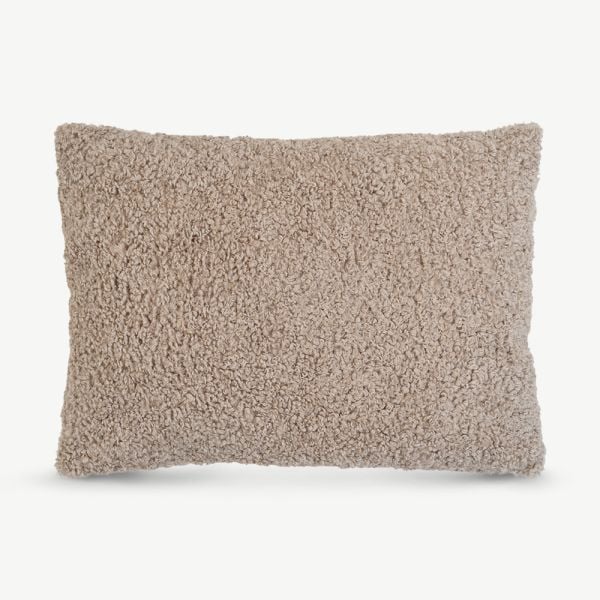 Lille Rectangle Boucle Cushion, Beige