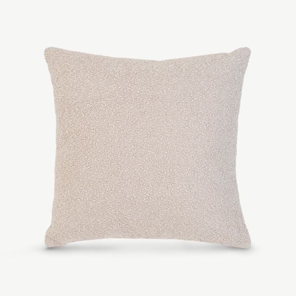 Nina Boucle Cushion, Beige