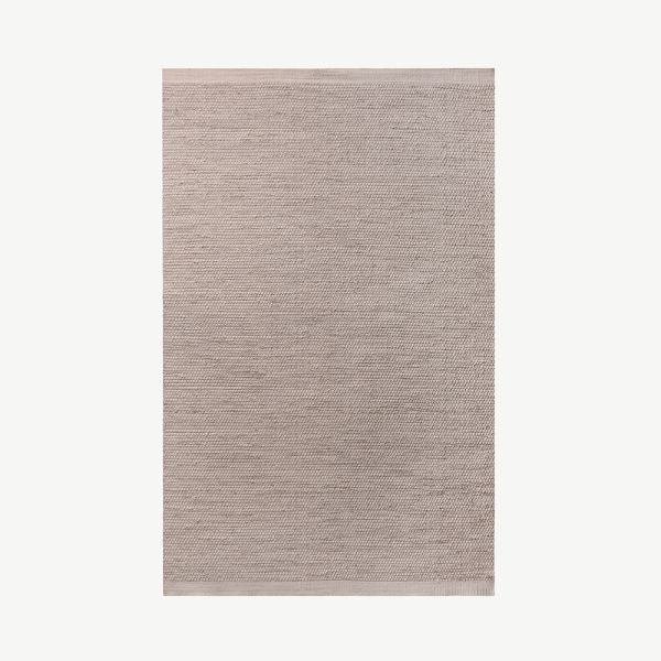 Tappeto Wollteppich, Taupe, 230x160 cm