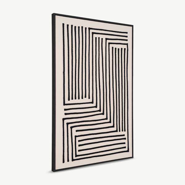 Labyrinth Leinwandbild, 60x90 cm