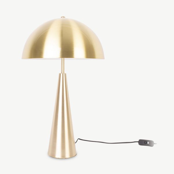 Lampe de table Sublime, fer doré, grand modèle