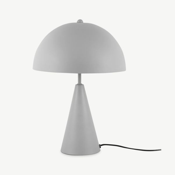 Lampe de table Sublime, fer gris, petite