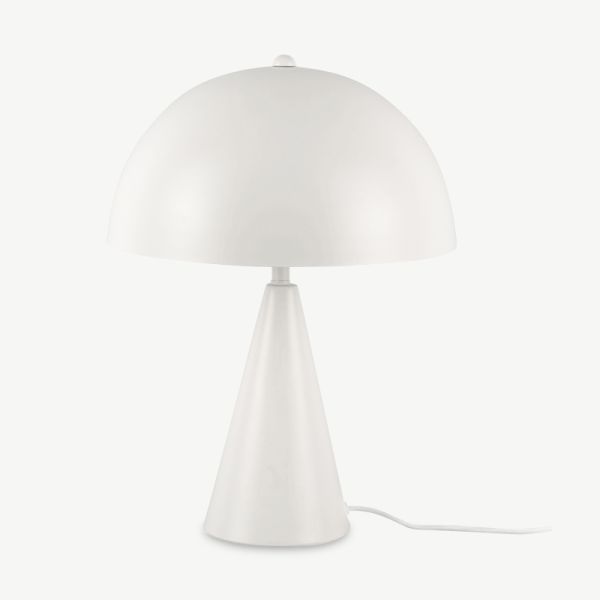 Sublime Table Lamp, White Iron, small