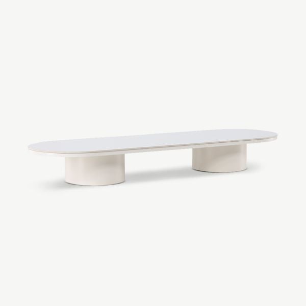 Oslo Coffee Table , Beige MDF , 190 x 60