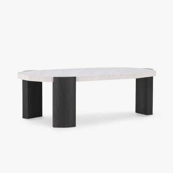 Kova Salontafel, Beige MDF, 125 x 71