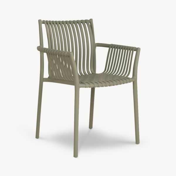 Tova Stackable Garden Chair, Green
