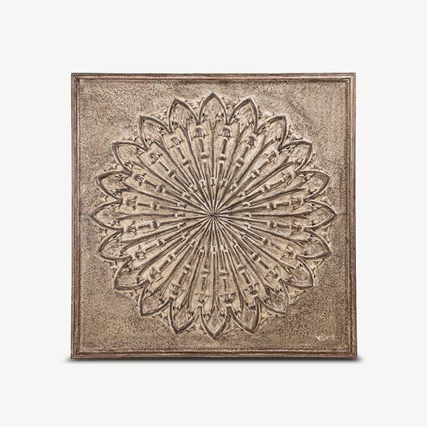 Antique Wall Panel, Brown Wood