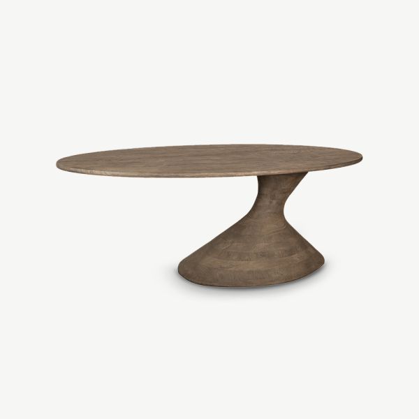 Omen Design eettafel, grijs hout, 220 cm