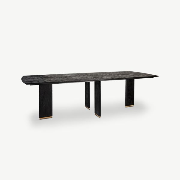 Libre Oval Dining Table, Black Wood