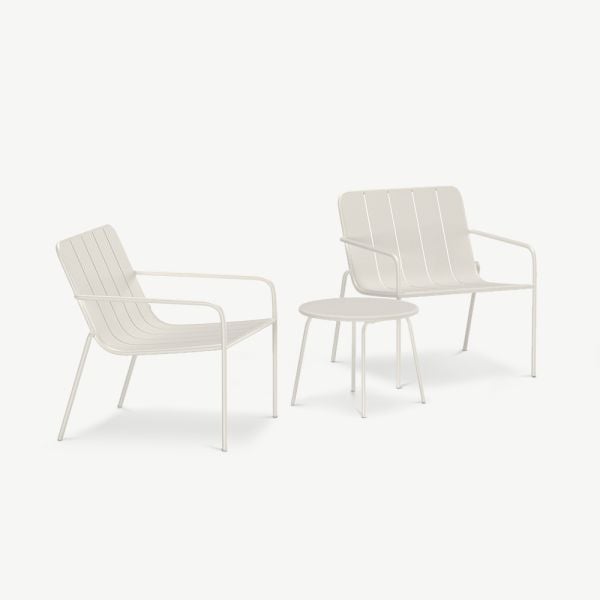 Cove Loungeset voor Buiten, Beige Staal