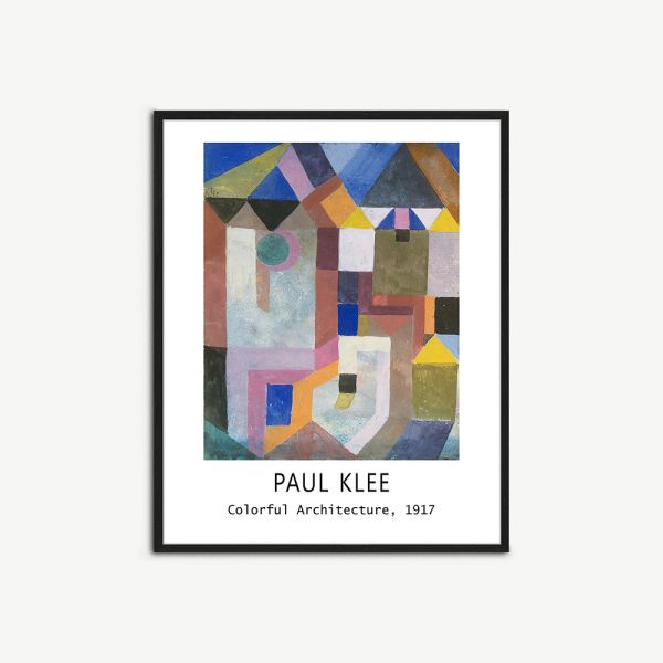 Colorful Architecture Wall Art, Framed