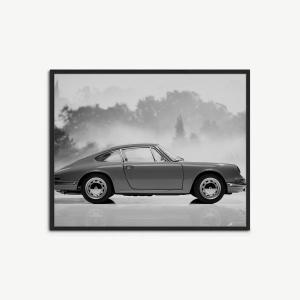 Grey Porsche 911 Wall Art, Framed