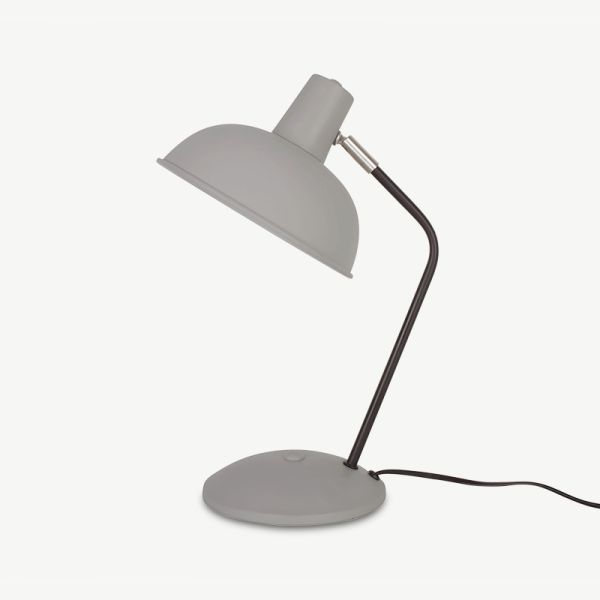 Hood Table Lamp, Grey Iron