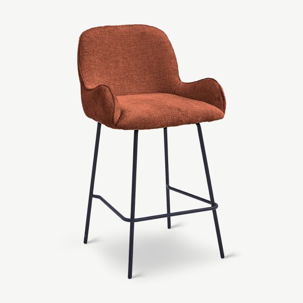 Eloa Bar Stool, Rust