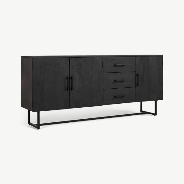 Bruna Sideboard, Black Mango Wood