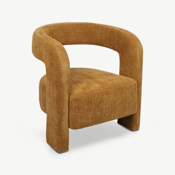 Cici Design Armchair, Yellow Fabric