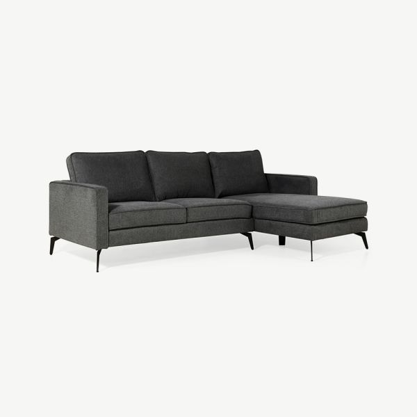 Bento Corner Sofa, Anthracite Linen