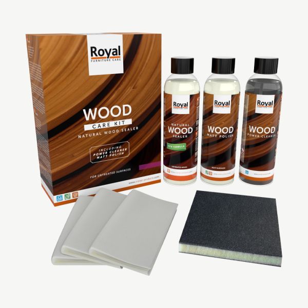 Kit d'entretien du bois - Apprêt à bois naturel