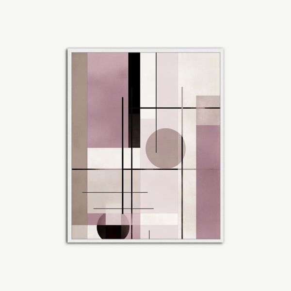 Colorful Abstract Wall Art, Framed