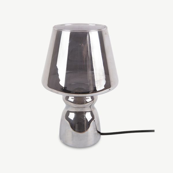 Classic Table Lamp, Chrome Glass