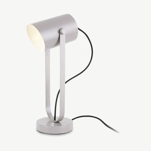 Snazzy Table Lamp, Grey Iron
