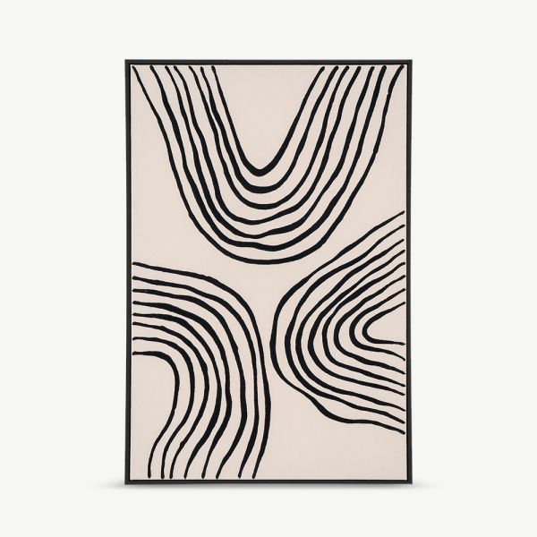 Künstlerische Bögen Leinwandbild, 60x90 cm