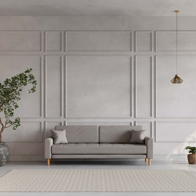 Lalita Seater Sofa, Taupe Fabric