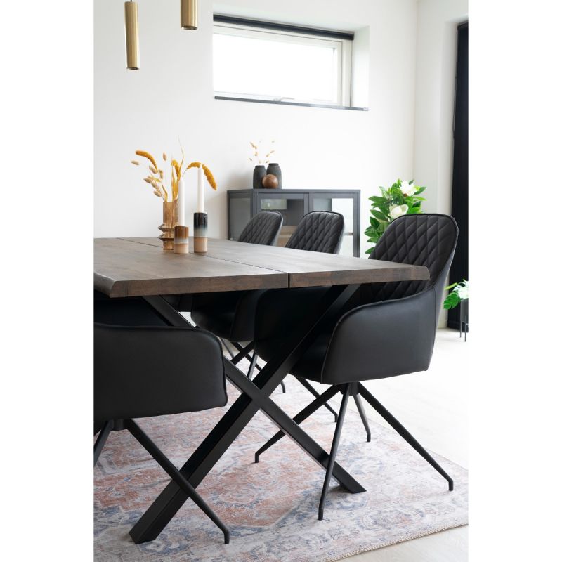 The Black Dining Chair That Can't Be Missed In An Industrial Design