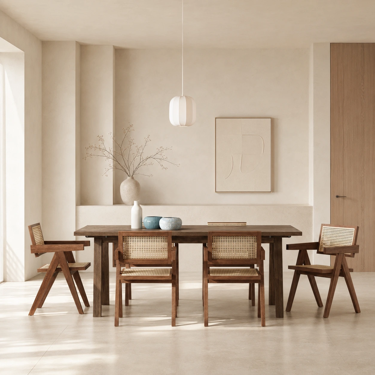 Close-up comparison of natural rattan cane, PE rattan weave and hybrid rattan construction